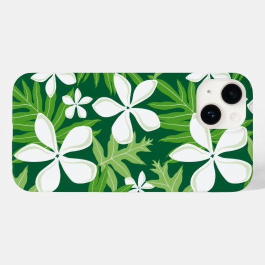 TIARE (GROENEN) Hoesje-Mate iPhone CASE (Achterkant (horizontaal))