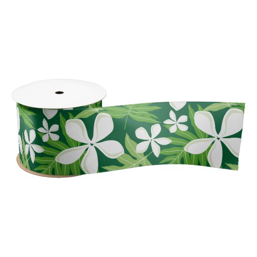 TIARE (GROENEN) SATIN RIBBON SATIJNEN LINT (Spoel)