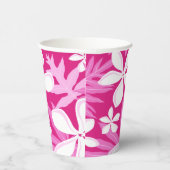 TIARE (HOT PINK) PAPIEREN BEKERS (Rechts)