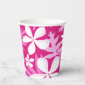 TIARE (HOT PINK) PAPIEREN BEKERS (Voorkant)