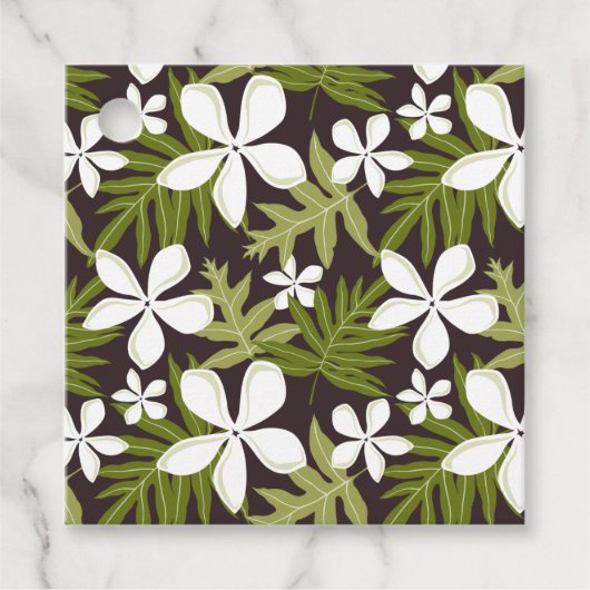 TIARE (OLIJFCOMBO) BEDANKJES LABELS (Voorkant)