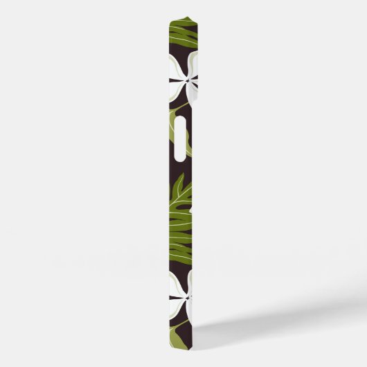 TIARE (OLIVE) Hoesje-Mate iPhone CASE (Achterkant / Rechts)