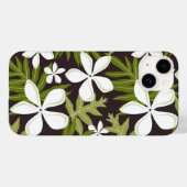 TIARE (OLIVE) Hoesje-Mate iPhone CASE (Achterkant (horizontaal))