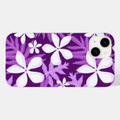 TIARE (PAARSE) Hoesje-Mate iPhone CASE (Achterkant (horizontaal))