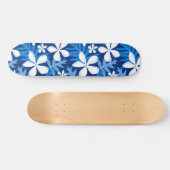 TIARE-PATROON IN BLAUW PERSOONLIJK SKATEBOARD (Horizontaal)