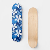TIARE-PATROON IN BLAUW PERSOONLIJK SKATEBOARD (Voorkant)