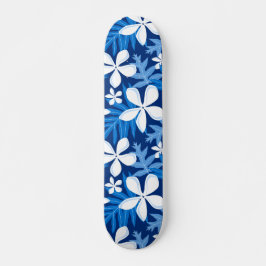 TIARE-PATROON IN BLAUW PERSOONLIJK SKATEBOARD