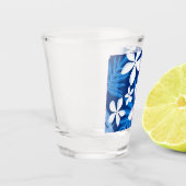 TIARE-PATROON IN BLAUW SHOT GLAS (Links)