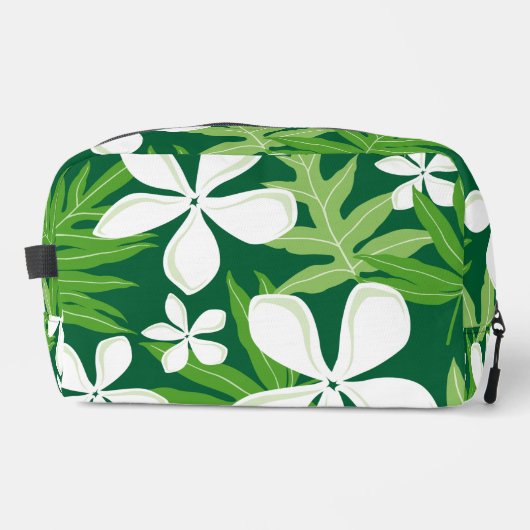 TIARE PATROON IN GROENE DOPP KIT TOILETTASJE (Voorkant)