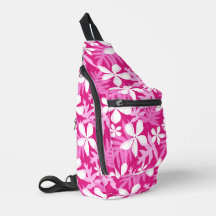 TIARE-PATROON IN WARME ROZE