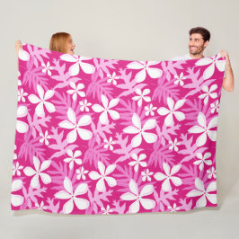 TIARE (PINK) FLEECE DEKEN