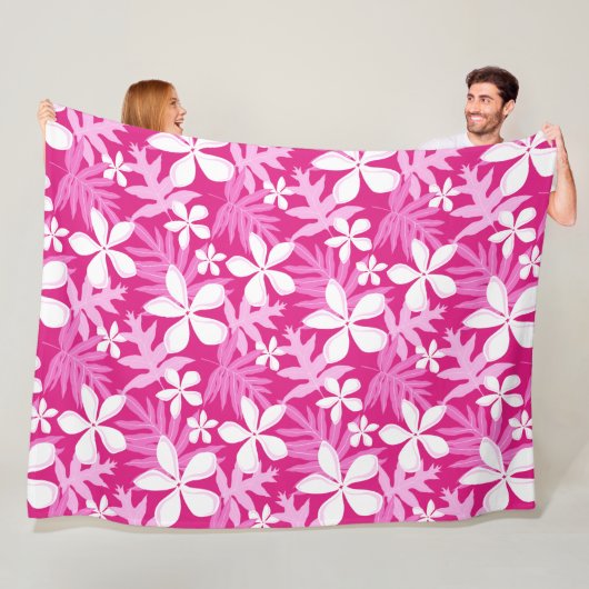 TIARE (PINK) FLEECE DEKEN (In situ)