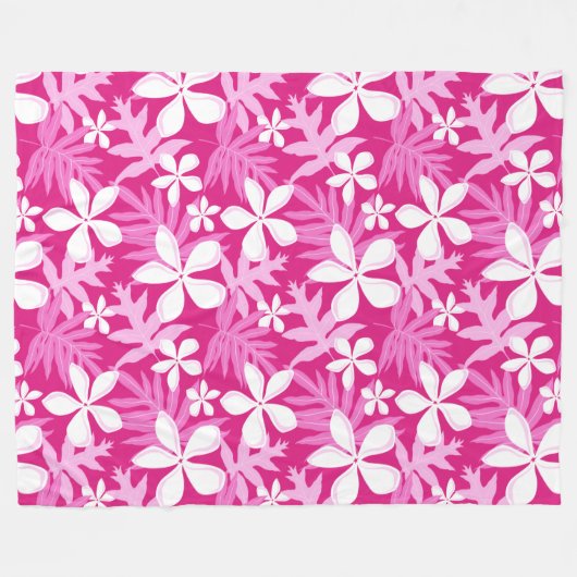 TIARE (PINK) FLEECE DEKEN (Voorkant (Horizontaal))