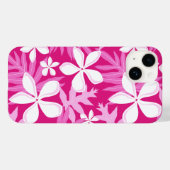 TIARE (PINK) Hoesje-Mate iPhone CASE (Achterkant (horizontaal))