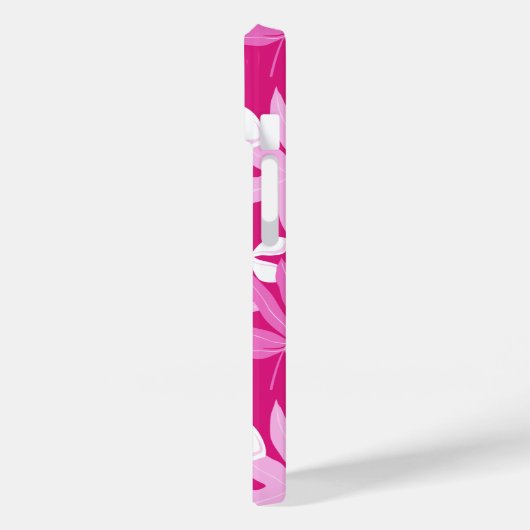 TIARE (PINK) Hoesje-Mate iPhone CASE (Achterkant / Links)