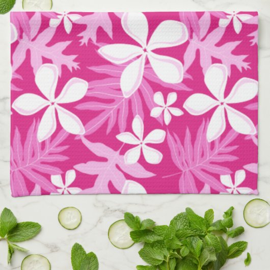 TIARE (PINK) THEEDOEK (Gevouwen)