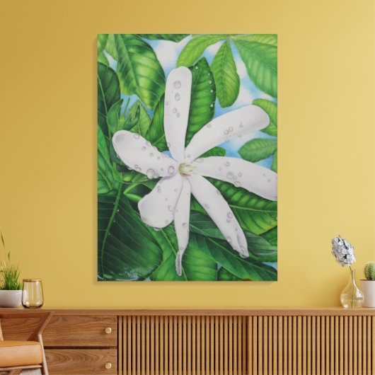 Tiare Tahiti Canvas Afdruk (Insitu (Woonkamer))