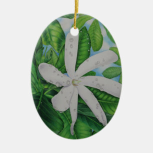 Tiare Tahiti Keramisch Ornament