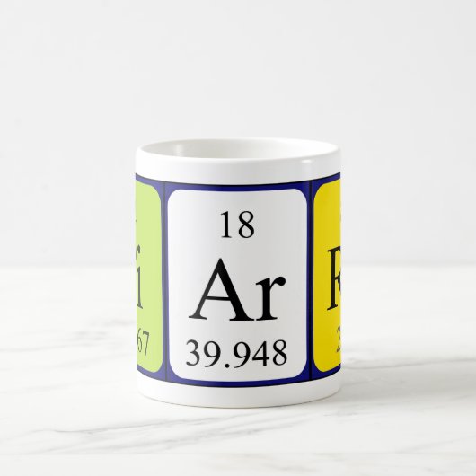 Tiarra periodiek systeem naam mok (Center)