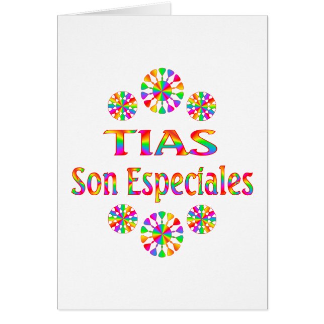 Tias Son Especiales (Voorkant)