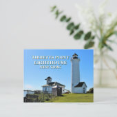 Tibbetts Point Lighthouse, Briefkaart van New York (Staand voorkant)