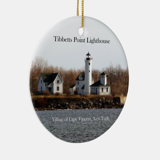 Tibbetts Point Lighthouse Keramisch Ornament (Rechts)