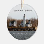 Tibbetts Point Lighthouse Keramisch Ornament (Links)