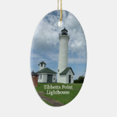 Tibbetts Point Lighthouse Keramisch Ornament (Rechts)
