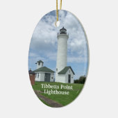 Tibbetts Point Lighthouse Keramisch Ornament (Links)