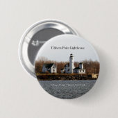 Tibbetts Point Lighthouse-knop Ronde Button 5,7 Cm (Voorkant /achterkant)