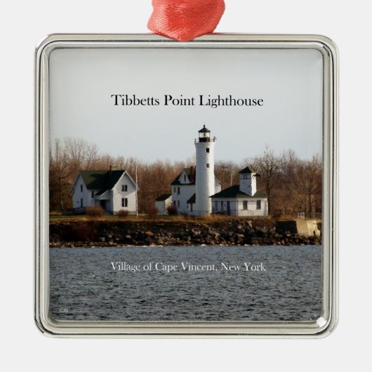 Tibbetts Point Lighthouse Metalen Ornament (Voorkant)