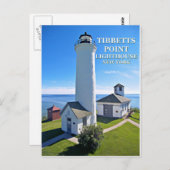 Tibbetts Point Lighthouse, New York Briefkaart (Voorkant / Achterkant)