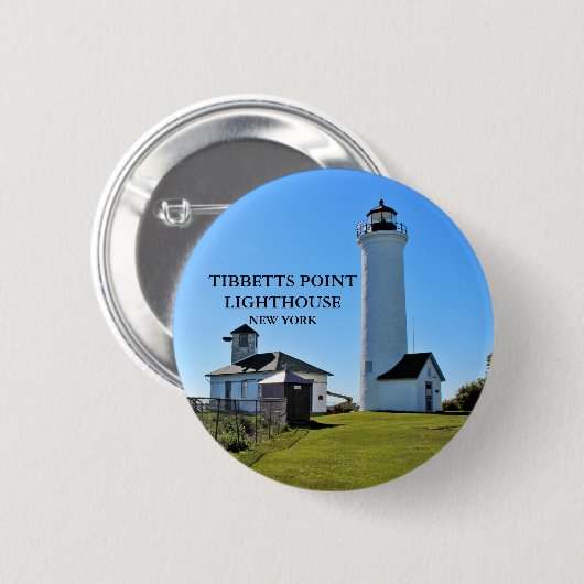 Tibbetts Point Lighthouse, New York Button (Voorkant /achterkant)