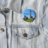 Tibbetts Point Lighthouse, New York Button (In situ)