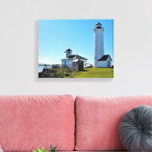 Tibbetts Point Lighthouse, New York Canvas Afdruk (Insitu (Woonkamer))