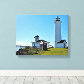 Tibbetts Point Lighthouse, New York Canvas Afdruk (Insitu (Houten vloer))