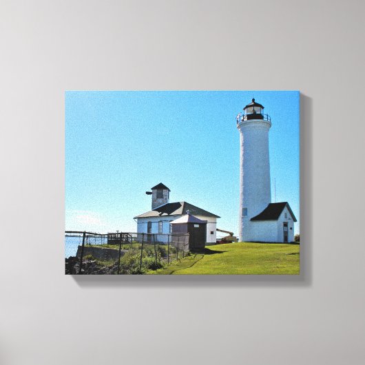 Tibbetts Point Lighthouse, New York Canvas Afdruk (Voorkant)