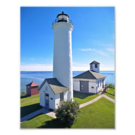 Tibbetts Point Lighthouse, New York Foto Afdruk (Voorkant)