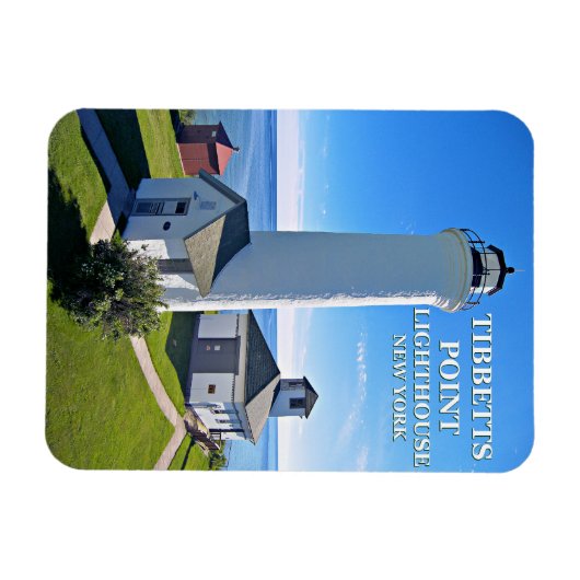 Tibbetts Point Lighthouse, New York Photo Magnet Magneet (Horizontaal)