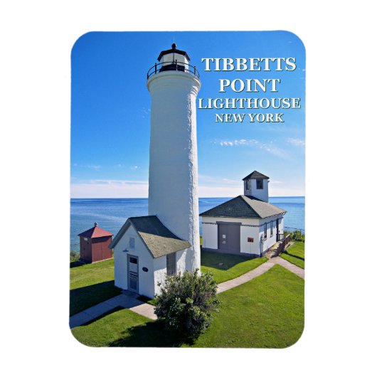 Tibbetts Point Lighthouse, New York Photo Magnet Magneet (Verticaal)
