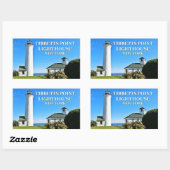 Tibbetts Point Lighthouse, New York Rechthoekige Sticker (Vel)