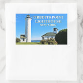Tibbetts Point Lighthouse, New York Rechthoekige Sticker (Tas)