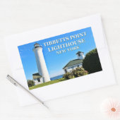 Tibbetts Point Lighthouse, New York Rechthoekige Sticker (Envelop)