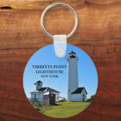 Tibbetts Point Lighthouse, New York Sleutelhanger (Voorkant)