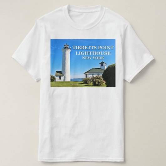 Tibbetts Point Lighthouse, New York T-Shirt (Design voorkant)