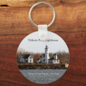 Tibbetts Point Lighthouse-sleutelketen Sleutelhanger (Voorkant)
