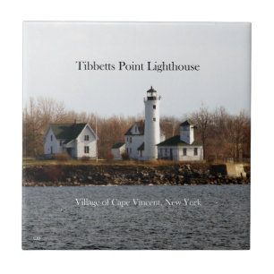 Tibbetts Point Lighthouse-tegel Tegeltje