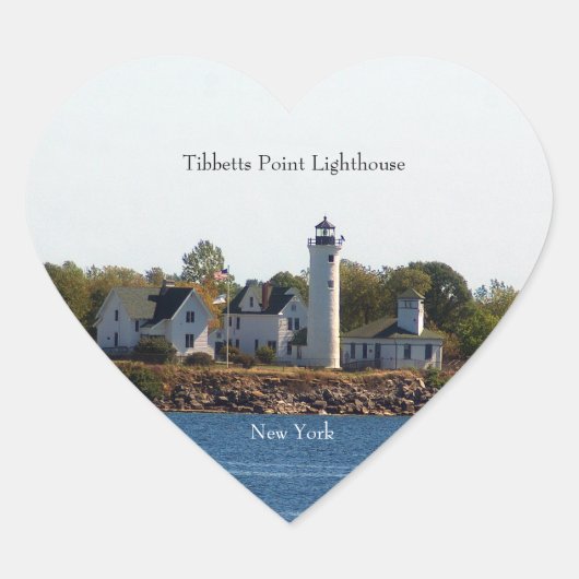 Tibbetts Point Vuurtoren sticker Ver2 (Voorkant)
