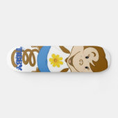 Tibby Blauw Skateboard (Horizontaal)