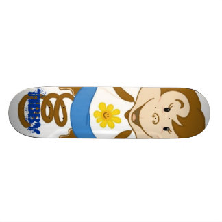 Tibby Blauw Skateboard